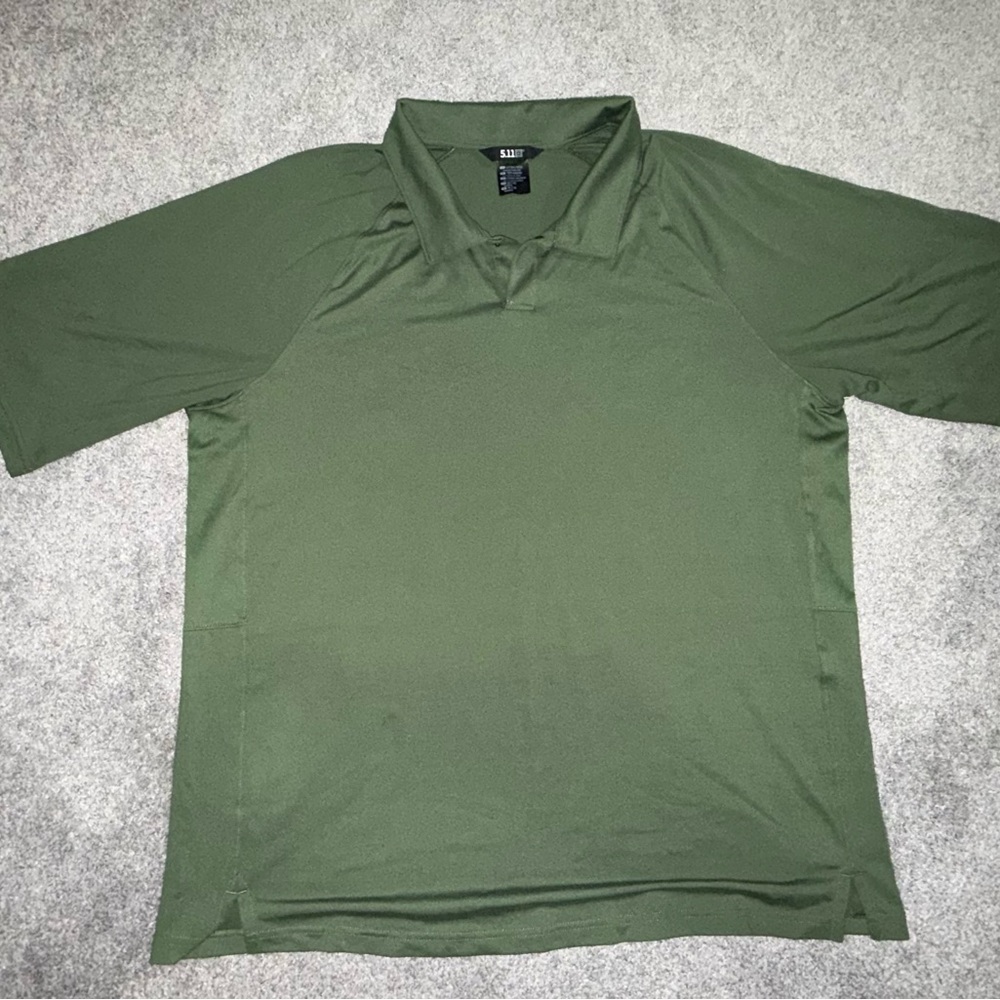 511 Tactical XL Men's Green Polo Shirt 5.11 Tactical